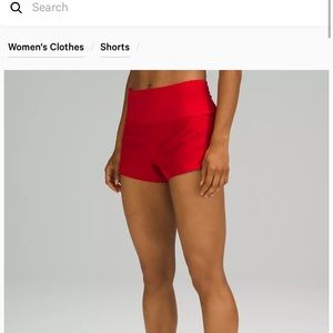 Lululemon Speed Up Short 2.5”